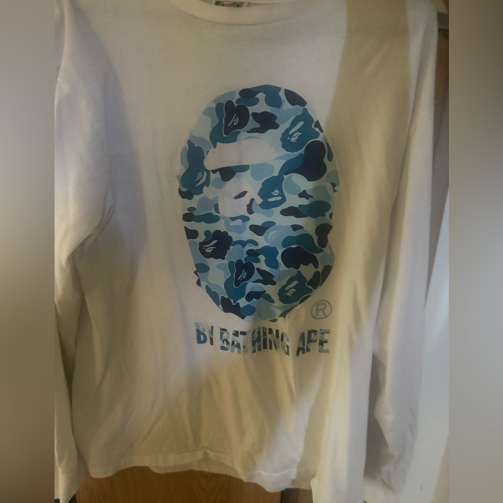 Bathing ape long sleeve tee